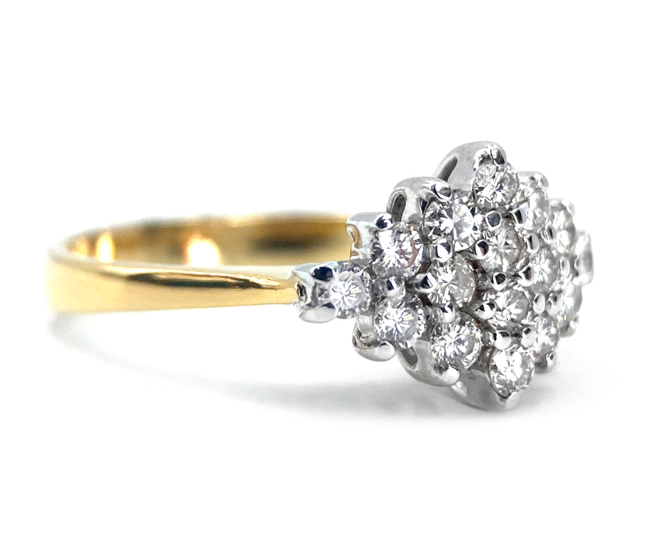 Vaughan Antiques Diamond Cluster Ring